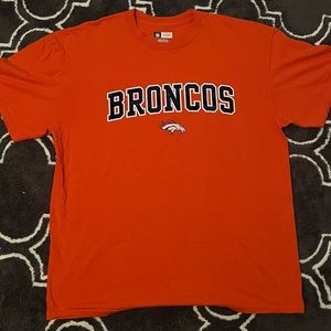 Sick embroidered and felt logo broncos T shirt